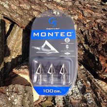 Load image into Gallery viewer, Montec G5 Broadheads - 100gr 3 pack